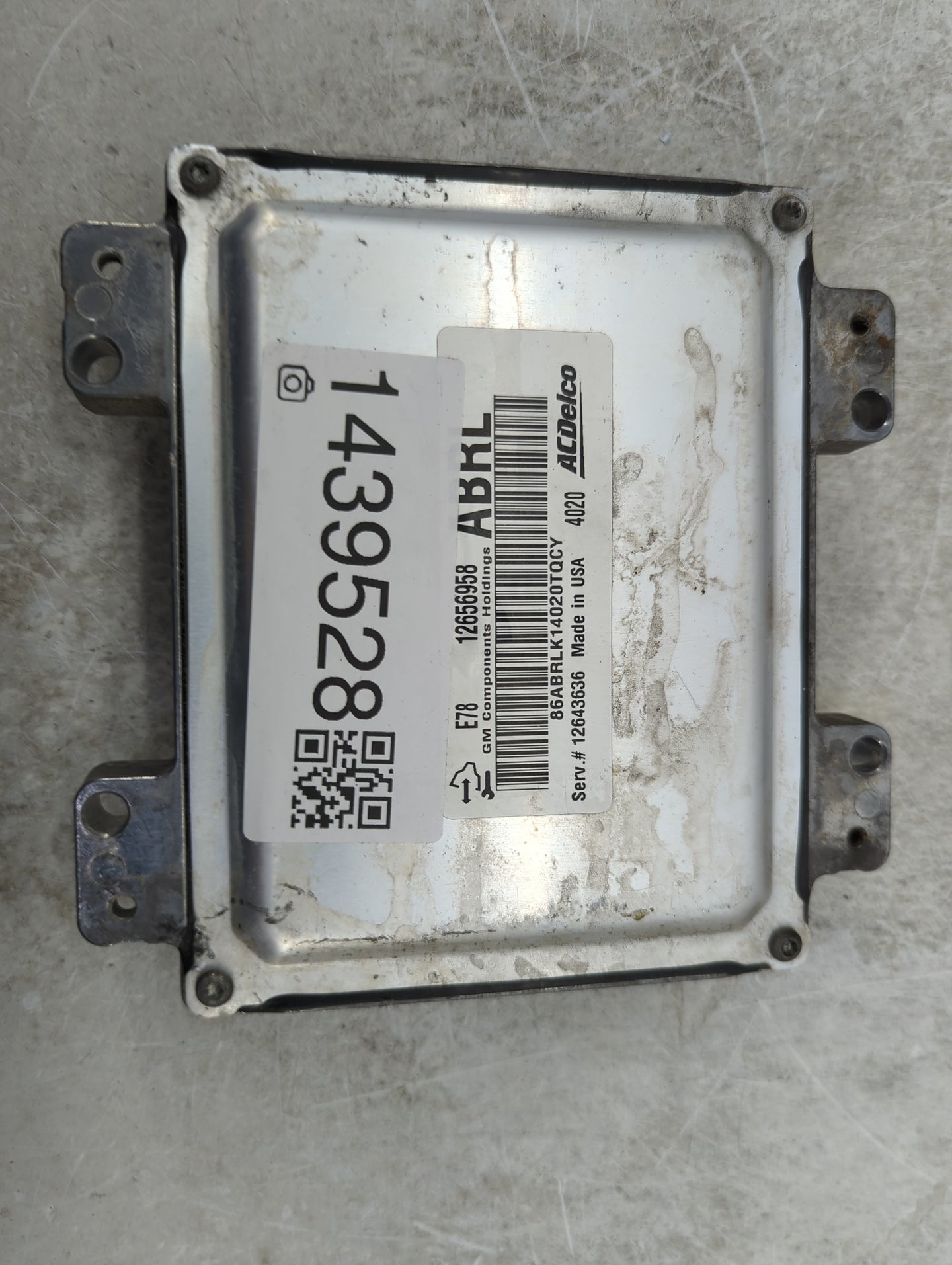 2012-2016 Chevrolet Sonic PCM Engine Control Computer ECU ECM PCU OEM P/N:12656958 12643636 Fits OEM Used Auto Parts - Oemus