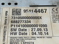2014 Chevrolet Sonic Radio AM FM Cd Player Receiver Replacement P/N:95414467 Fits OEM Used Auto Parts - Oemusedautoparts1.co