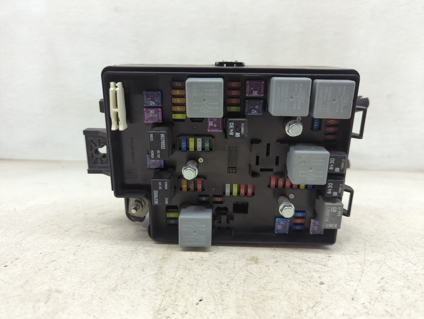 2014-2016 Chevrolet Sonic Fusebox Fuse Box Panel Relay Module P/N:383529 20902103, 13500113, 13500114 Fits Fits 2014 2015 20