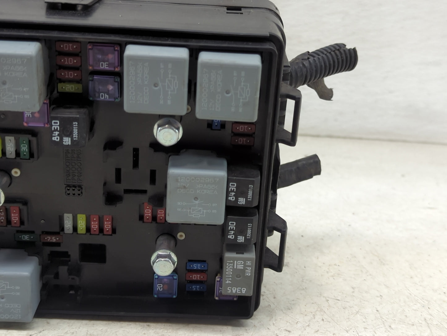 2014-2016 Chevrolet Sonic Fusebox Fuse Box Panel Relay Module P/N:383529 20902103, 13500113, 13500114 Fits Fits 2014 2015 20