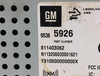 2014 Chevrolet Sonic Radio AM FM Cd Player Receiver Replacement P/N:95365926 Fits OEM Used Auto Parts - Oemusedautoparts1.co