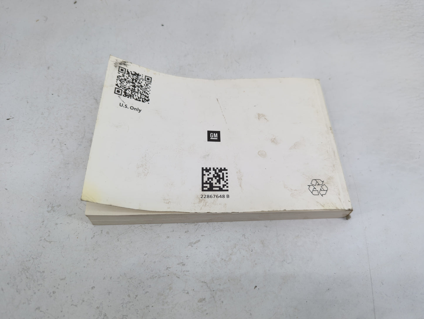 2014 Chevrolet Sonic Owners Manual Book Guide P/N:22867648 OEM Used Auto Parts - Oemusedautoparts1.com