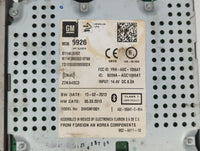 2014 Chevrolet Sonic Radio AM FM Cd Player Receiver Replacement P/N:9209A-AGC1056AT 95421353 Fits OEM Used Auto Parts - Oemu