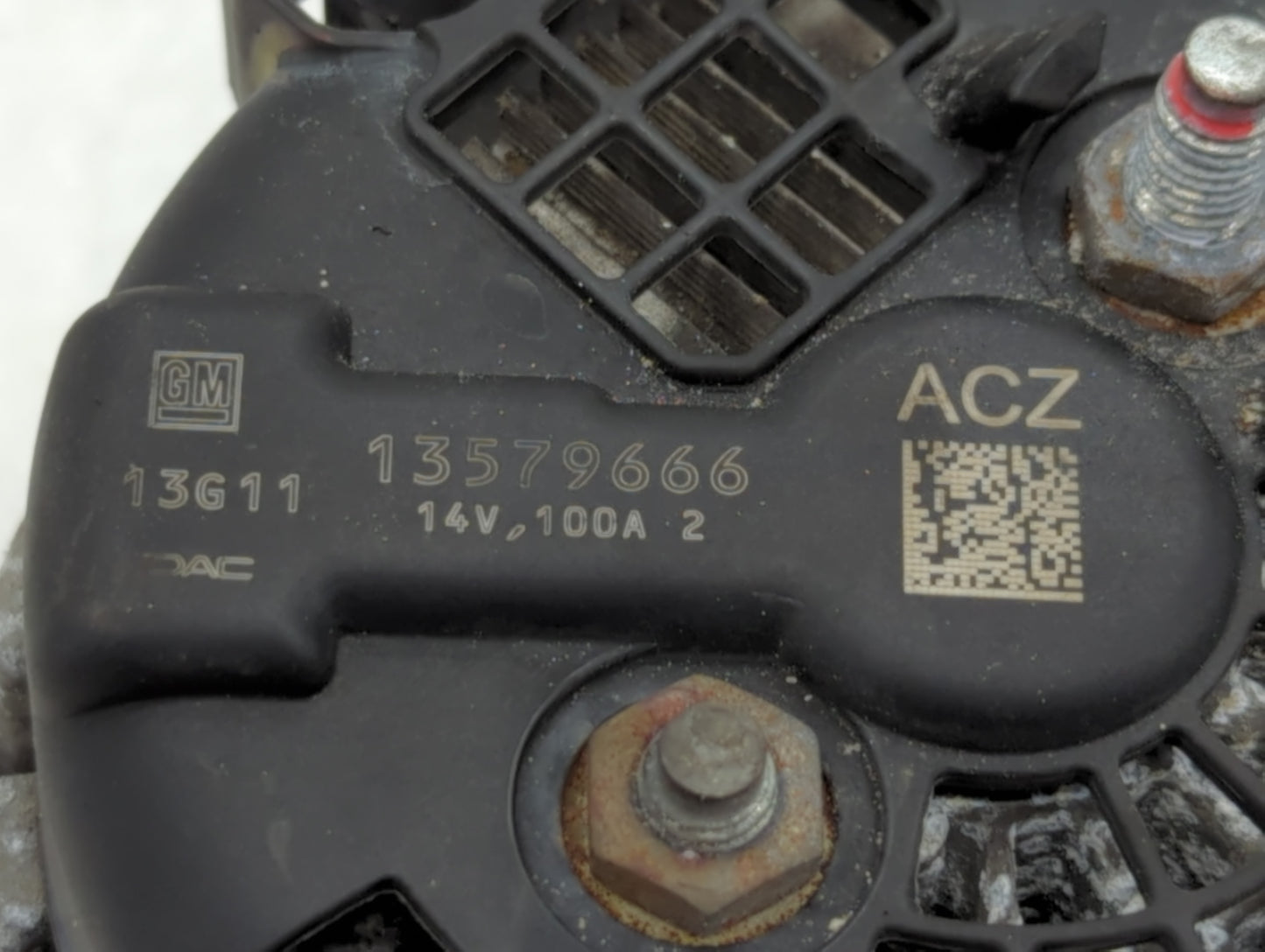 2012-2018 Chevrolet Sonic Alternator Replacement Generator Charging Assembly Engine OEM P/N:13579666 Fits OEM Used Auto Part
