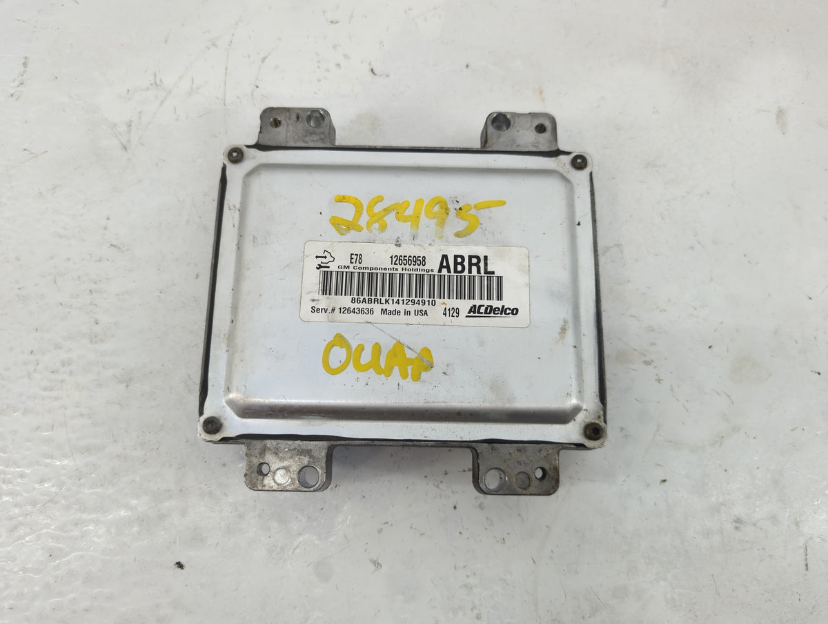 2012-2016 Chevrolet Sonic PCM Engine Control Computer ECU ECM PCU OEM P/N:12656958 12643636 Fits OEM Used Auto Parts - Oemus