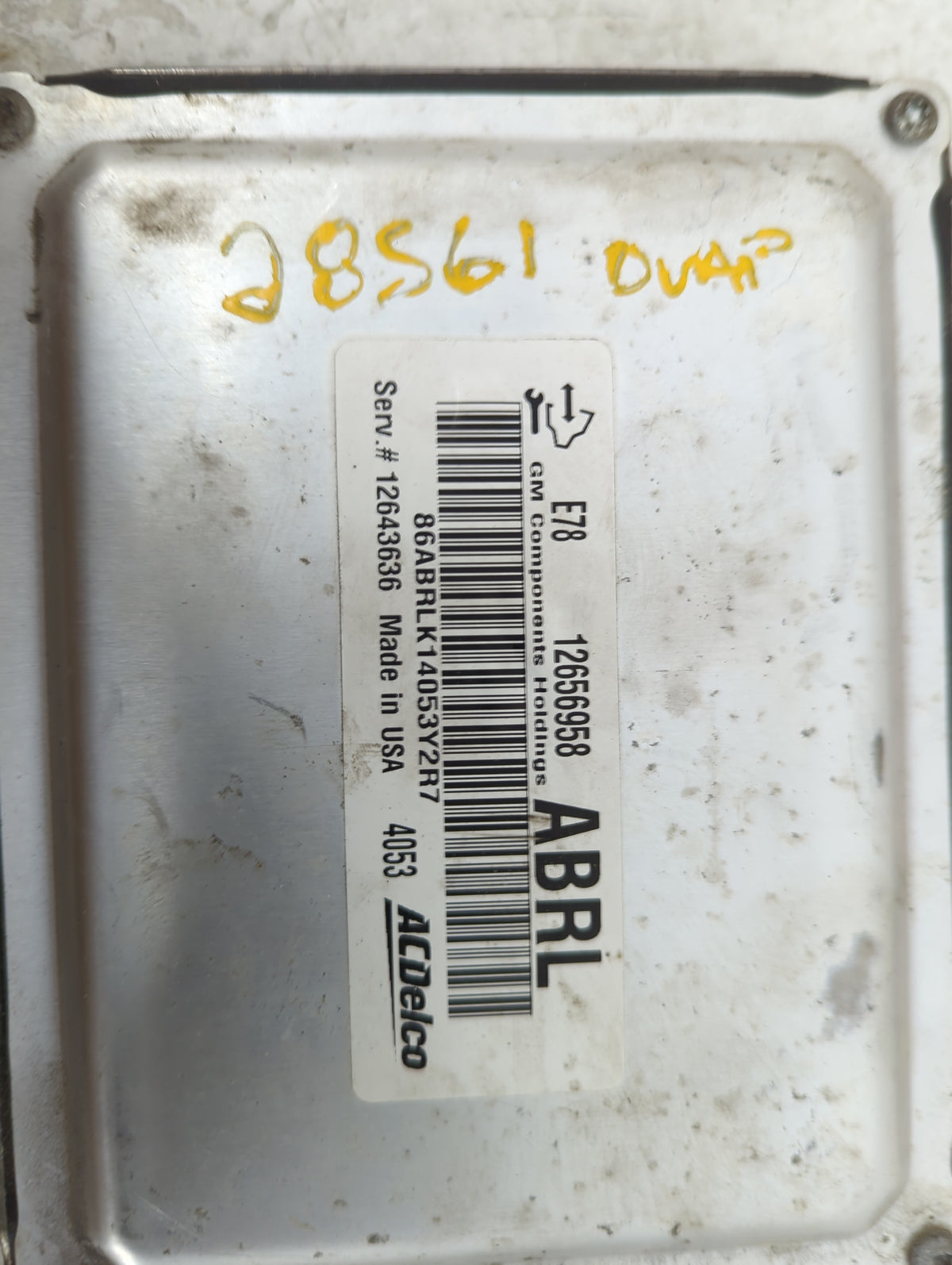 2012-2016 Chevrolet Sonic PCM Engine Control Computer ECU ECM PCU OEM P/N:12656958 12643636 Fits OEM Used Auto Parts - Oemus