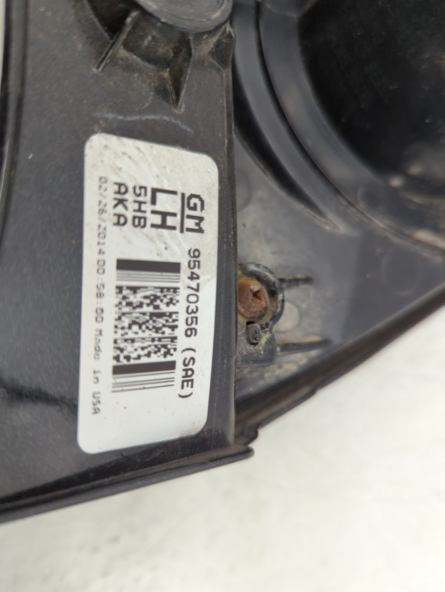 2012-2016 Chevrolet Sonic Tail Light Assembly Driver Left OEM P/N:95470356 Fits Fits 2012 2013 2014 2015 2016 OEM Used Auto 