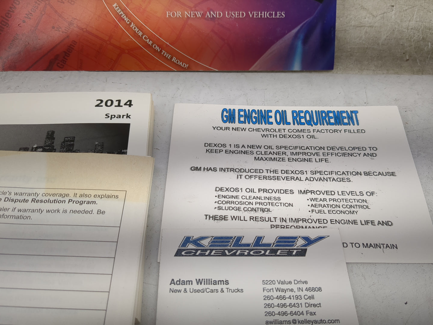 2014 Chevrolet Spark Owners Manual Book Guide OEM Used Auto Parts - Oemusedautoparts1.com