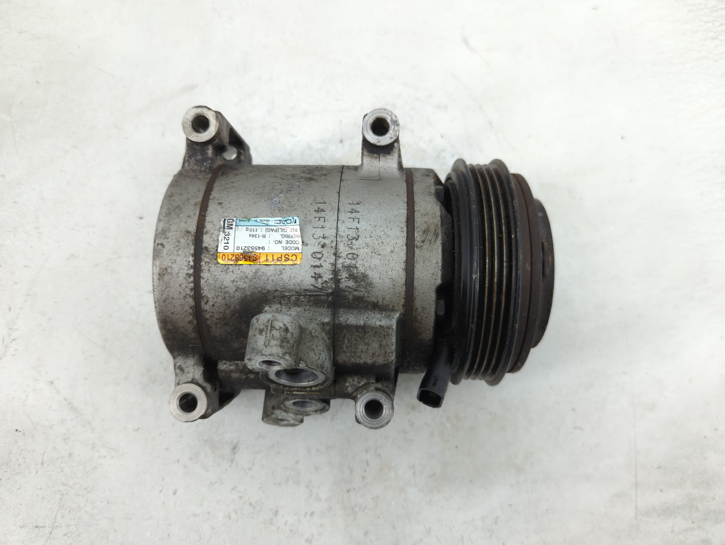 2014-2014 Chevrolet Spark Air Conditioning A/c Ac Compressor Oem - Oemusedautoparts1.com