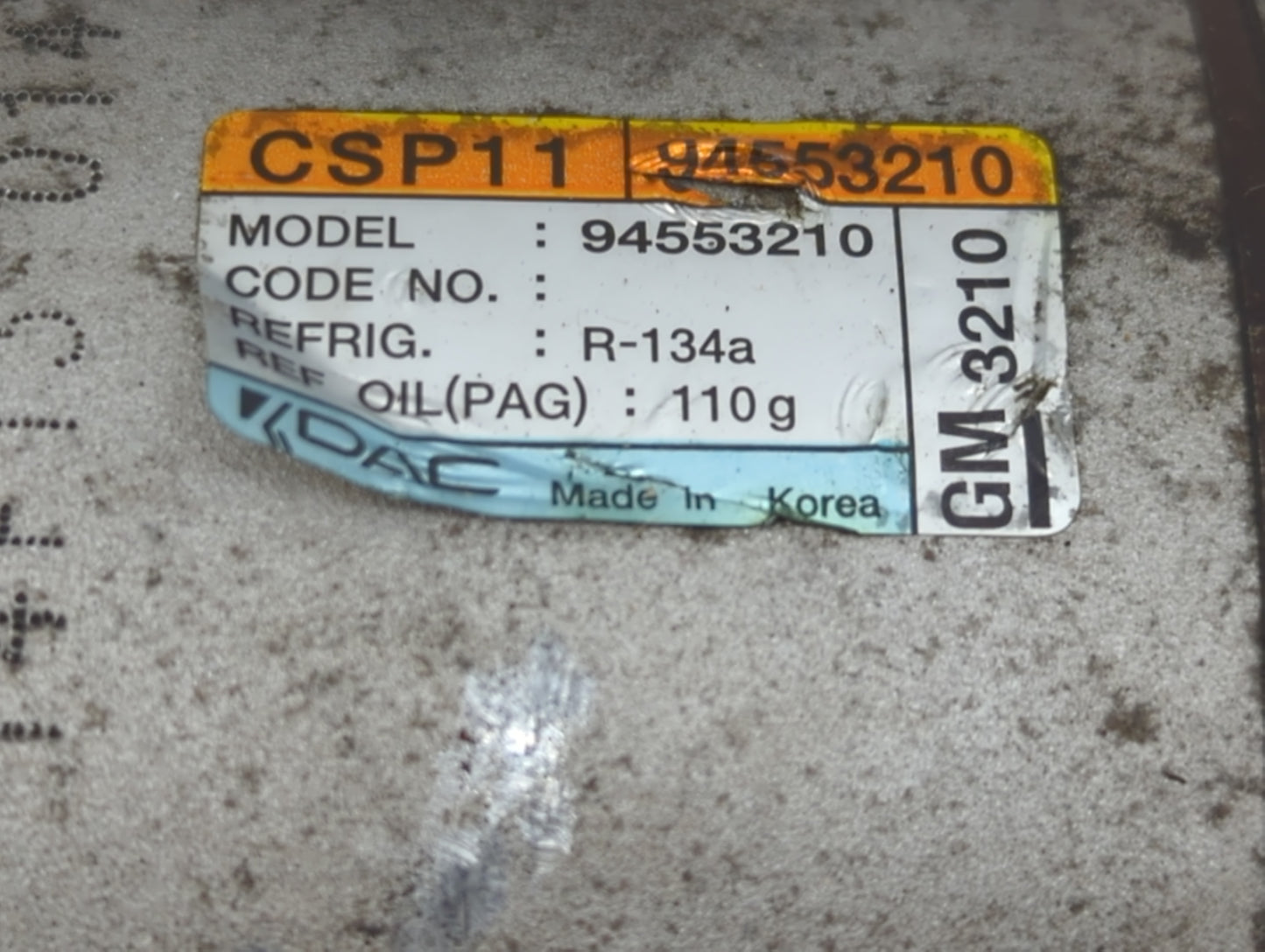 2014-2014 Chevrolet Spark Air Conditioning A/c Ac Compressor Oem - Oemusedautoparts1.com