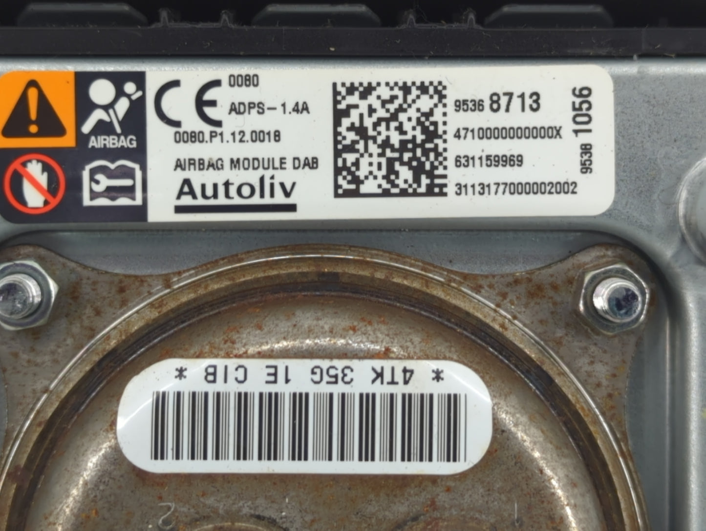 2013-2015 Chevrolet Spark Air Bag Driver Left Steering Wheel Mounted - Oemusedautoparts1.com