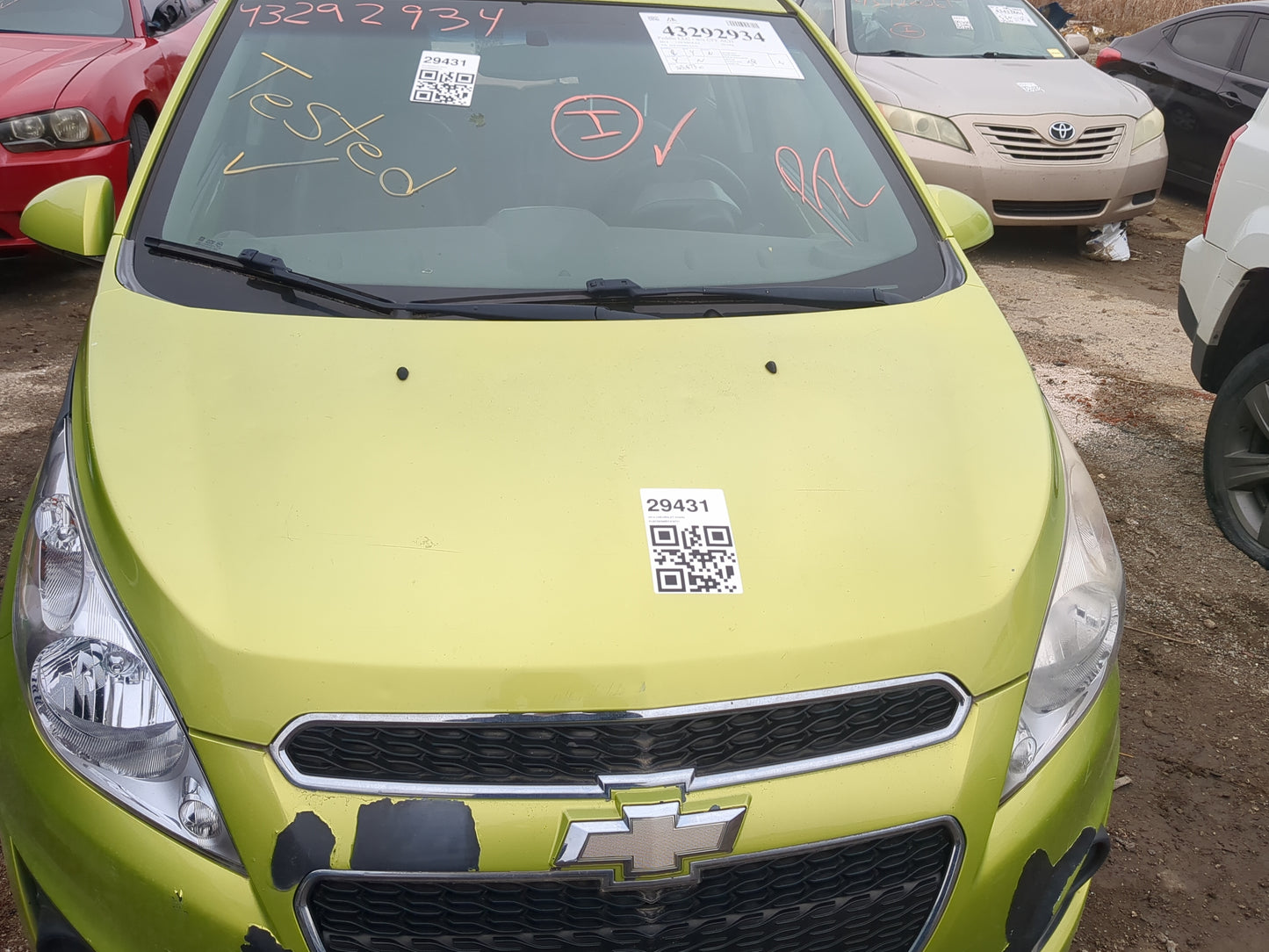 2013-2016 Chevrolet Spark Hood Oem - Oemusedautoparts1.com