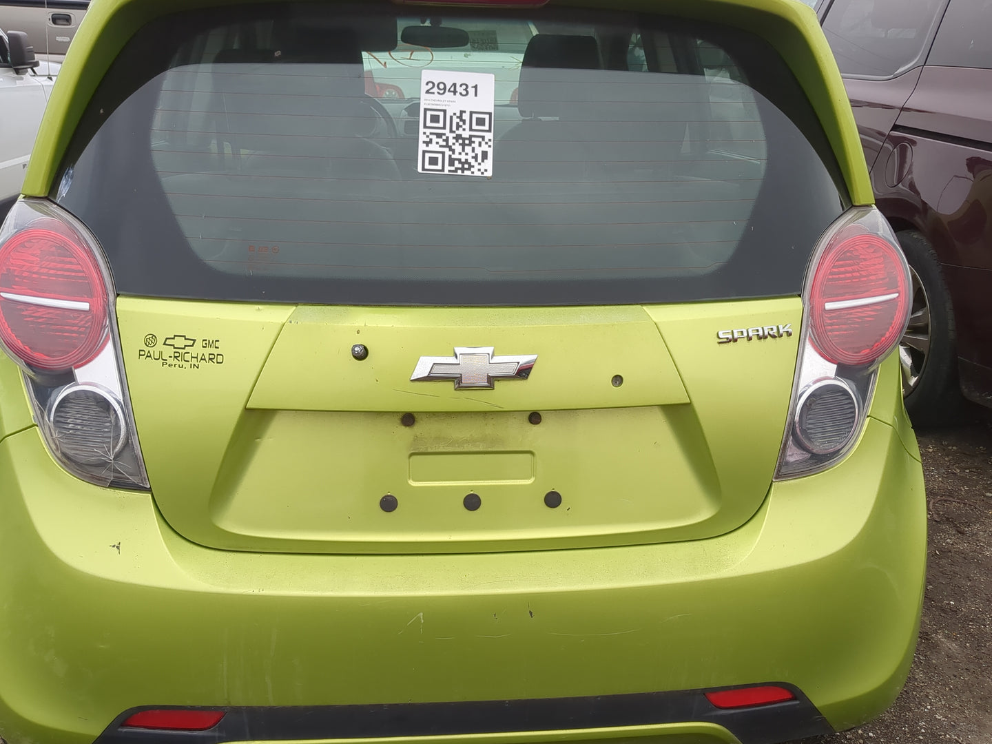 2013-2016 Chevrolet Spark Trunk/decklid/hatch/tailgate Oem - Oemusedautoparts1.com