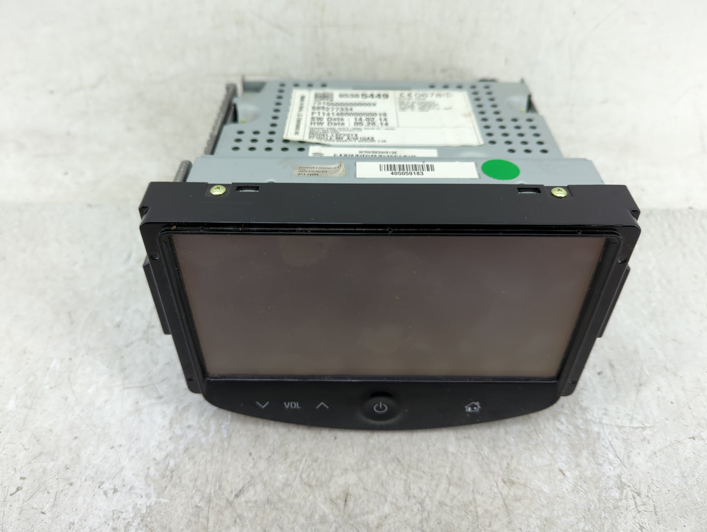2014-2015 Chevrolet Spark Radio AM FM Cd Player Receiver Replacement P/N:95365449 Fits Fits 2014 2015 OEM Used Auto Parts - 