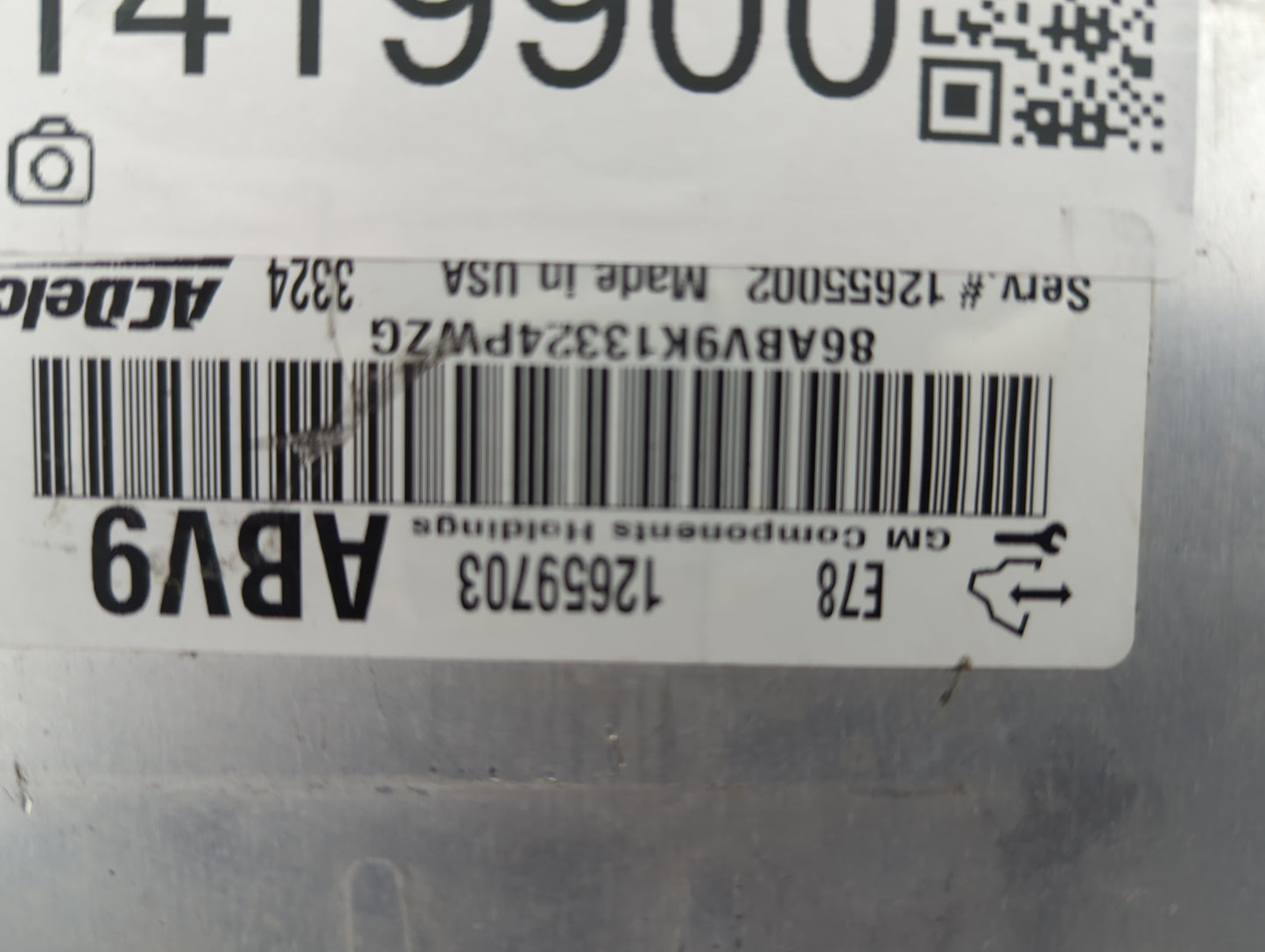 2014-2015 Chevrolet Spark PCM Engine Control Computer ECU ECM PCU OEM P/N:12659703 Fits Fits 2011 2012 2013 2014 2015 2016 O