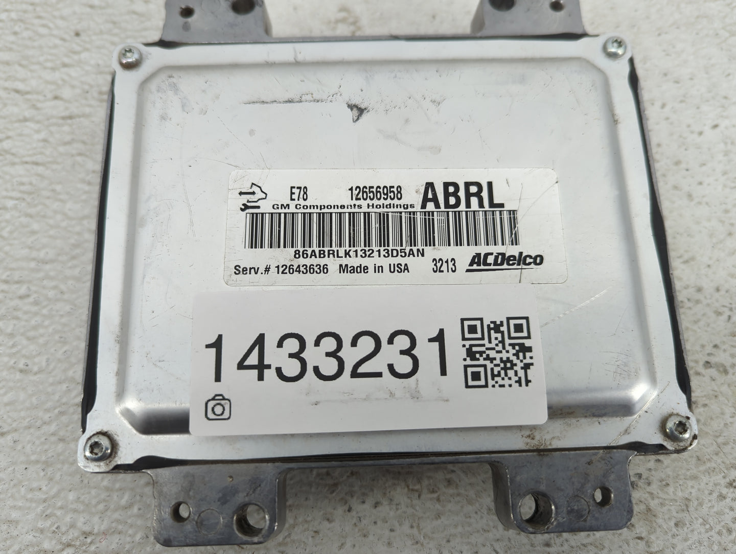 2014-2016 Chevrolet Spark PCM Engine Control Computer ECU ECM PCU OEM P/N:12656958 Fits Fits 2014 2015 2016 OEM Used Auto Pa