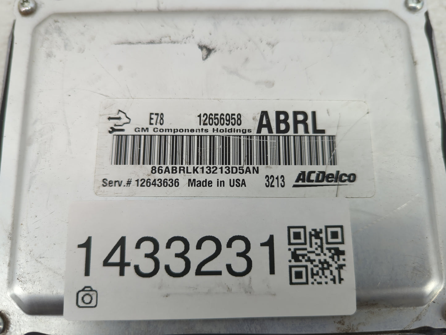 2014-2016 Chevrolet Spark PCM Engine Control Computer ECU ECM PCU OEM P/N:12656958 Fits Fits 2014 2015 2016 OEM Used Auto Pa