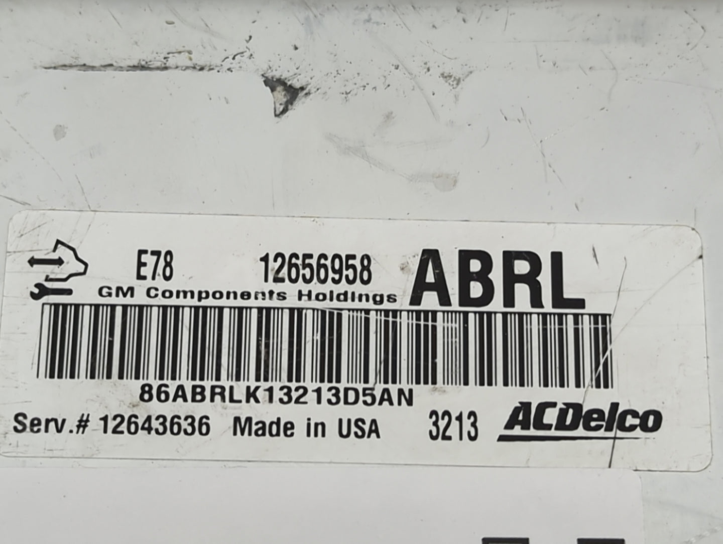 2014-2016 Chevrolet Spark PCM Engine Control Computer ECU ECM PCU OEM P/N:12656958 Fits Fits 2014 2015 2016 OEM Used Auto Pa