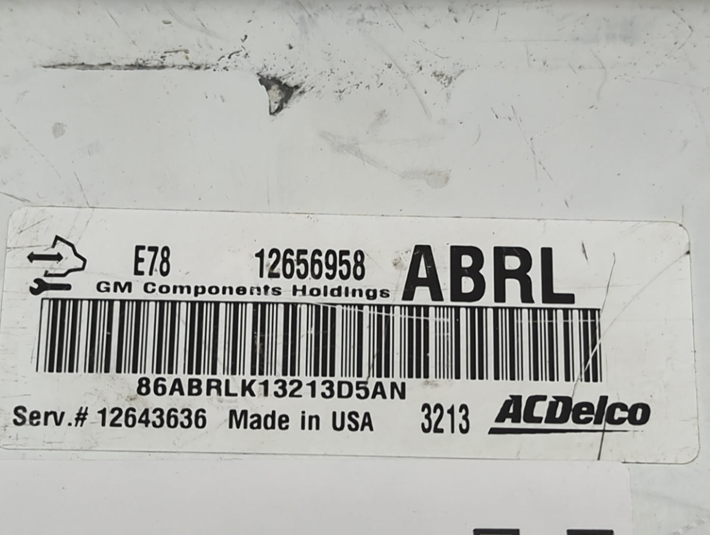 2014-2016 Chevrolet Spark PCM Engine Control Computer ECU ECM PCU OEM P/N:12656958 Fits Fits 2014 2015 2016 OEM Used Auto Pa