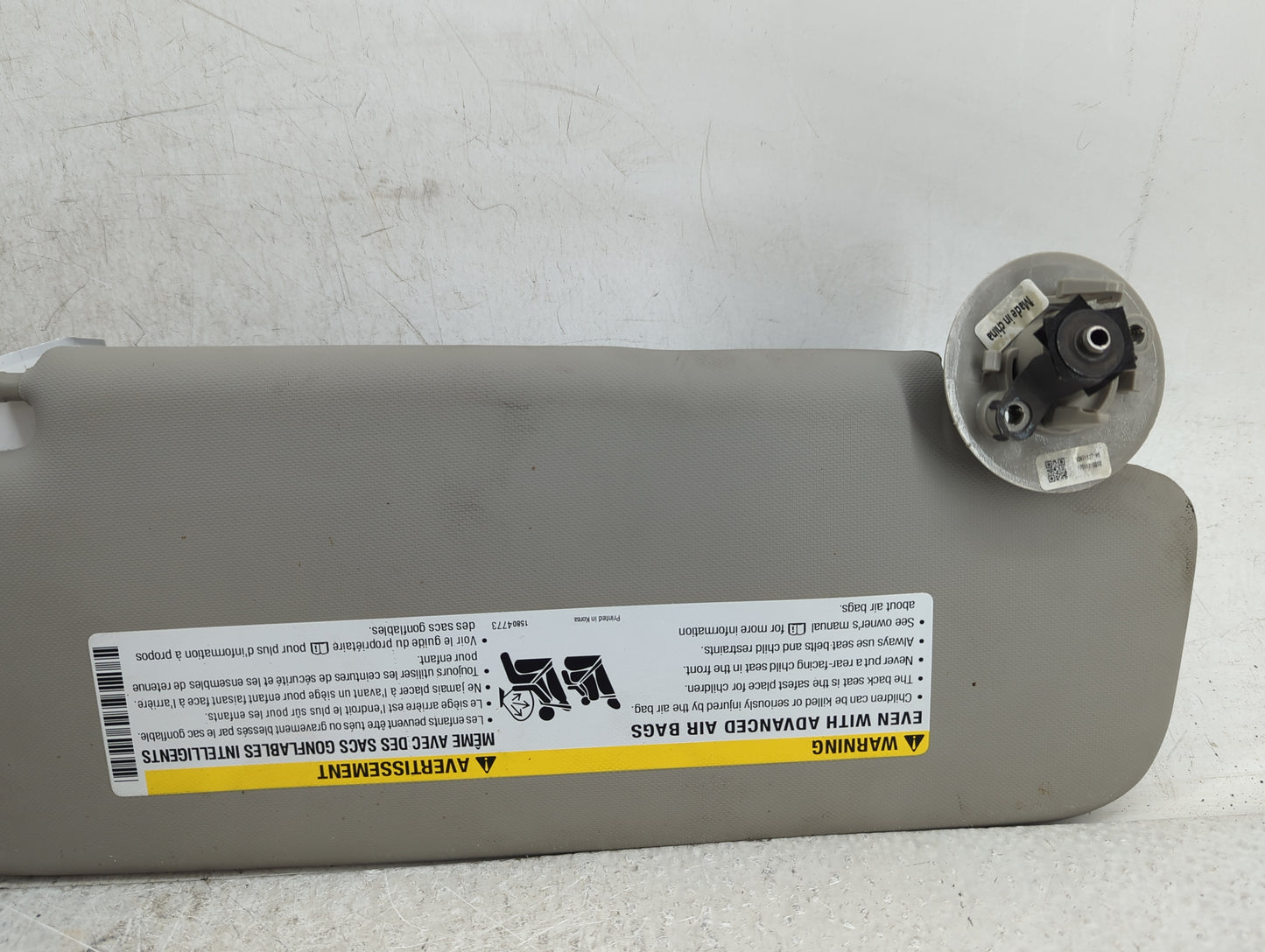 2014-2016 Chevrolet Spark Sun Visor Shade Replacement Driver Left Mirror Fits Fits 2014 2015 2016 OEM Used Auto Parts - Oemu
