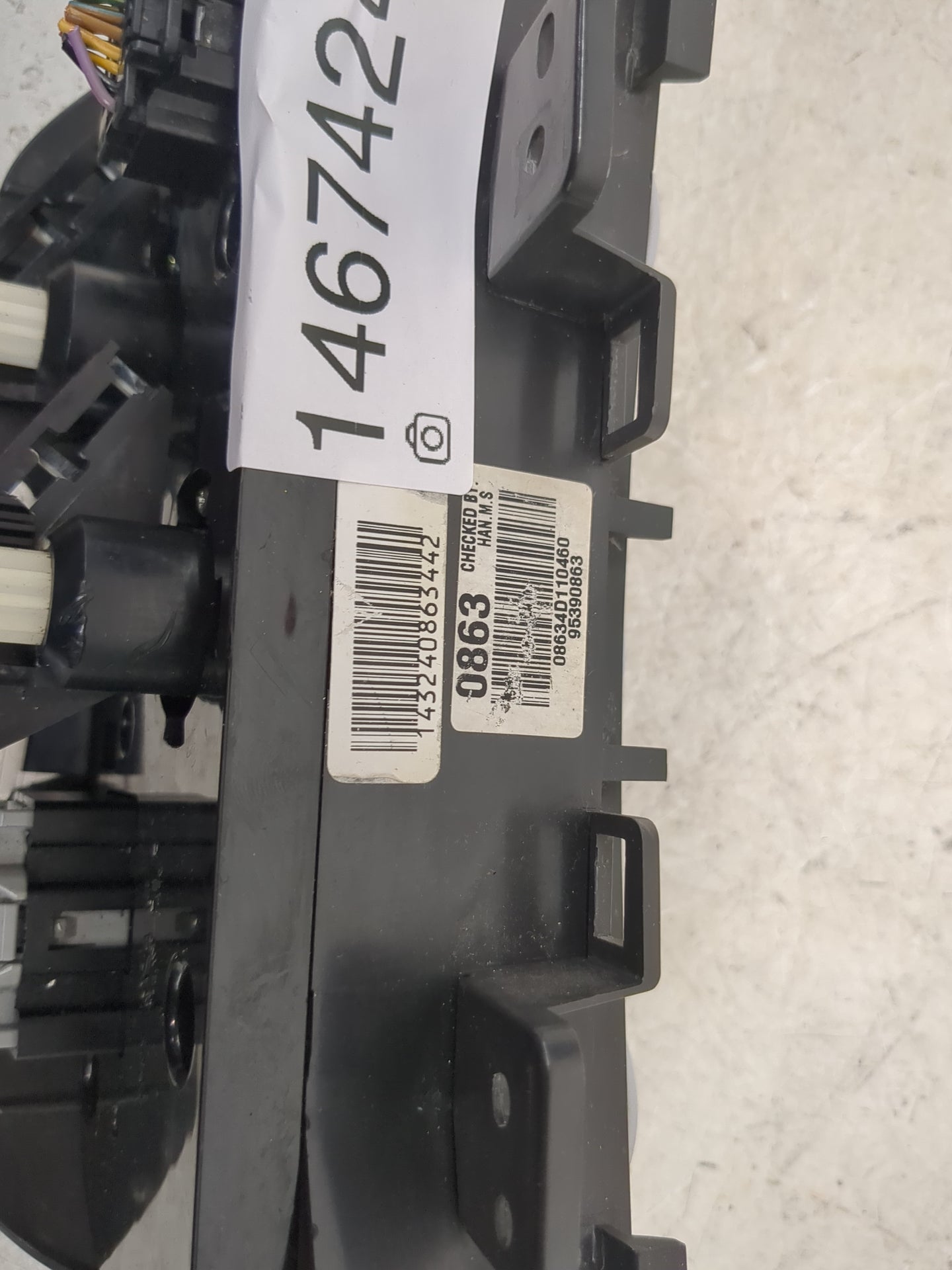 2013-2015 Chevrolet Spark Climate Control Module Temperature AC/Heater Replacement P/N:08634D110460 95390863 Fits OEM Used A