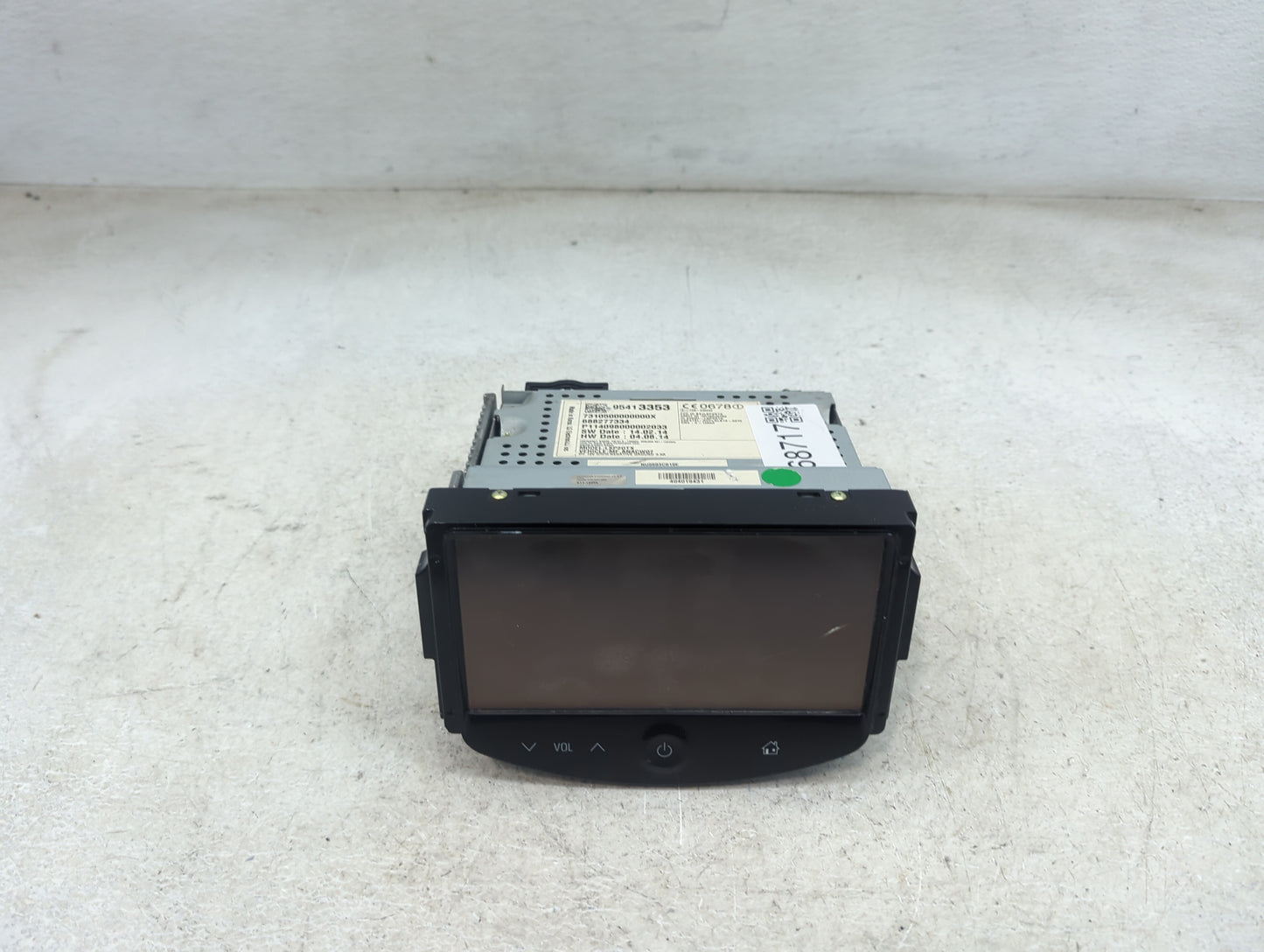 2013-2014 Chevrolet Spark Radio AM FM Cd Player Receiver Replacement P/N:95413353 7310500000000X, 688277334 Fits Fits 2013 2