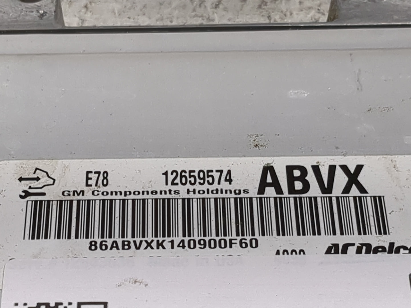 2014-2015 Chevrolet Spark PCM Engine Control Computer ECU ECM PCU OEM P/N:12659574 86ABVXK140900F60 Fits OEM Used Auto Parts