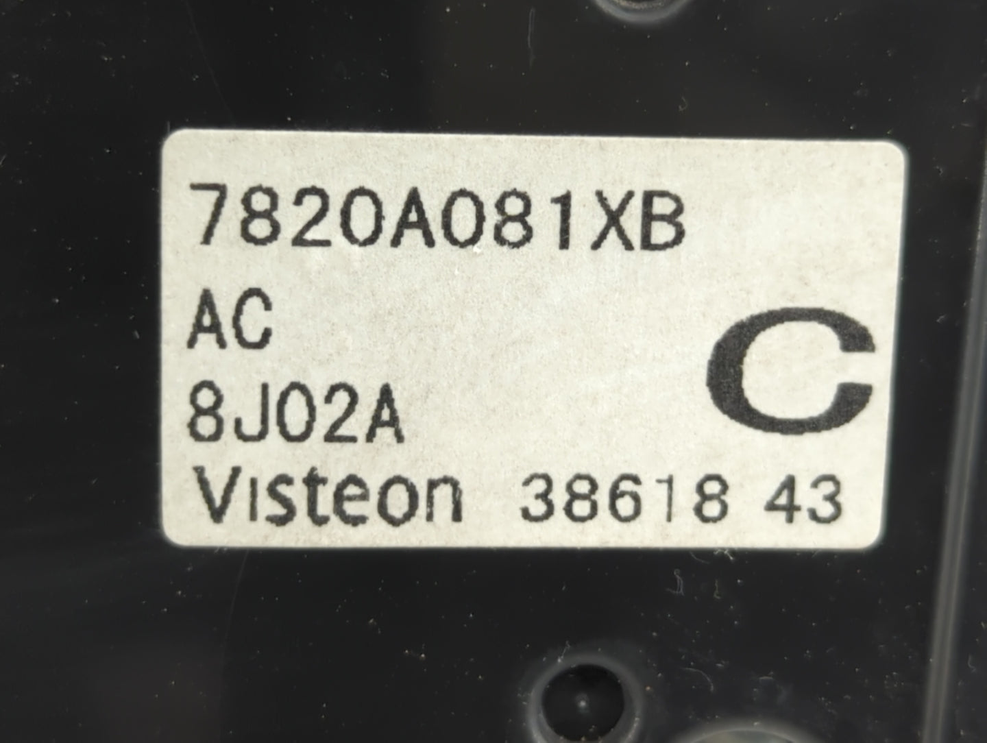 2013-2015 Chevrolet Spark Climate Control Module Temperature AC/Heater Replacement P/N:7820A081XB Fits Fits 2013 2014 2015 O