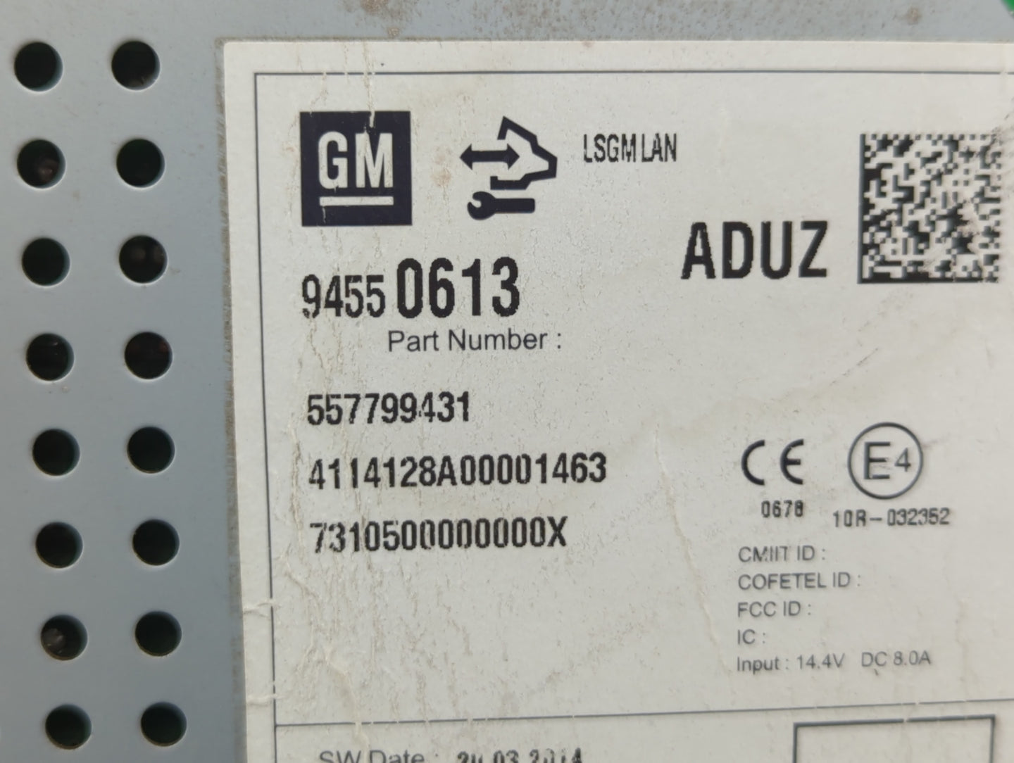 2014-2015 Chevrolet Spark Am Fm Cd Player Radio Receiver - Oemusedautoparts1.com