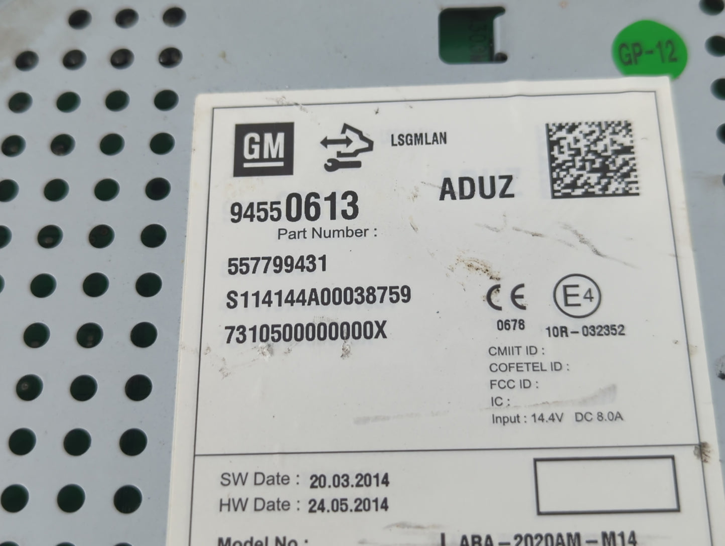 2014-2015 Chevrolet Spark Undefined - Oemusedautoparts1.com
