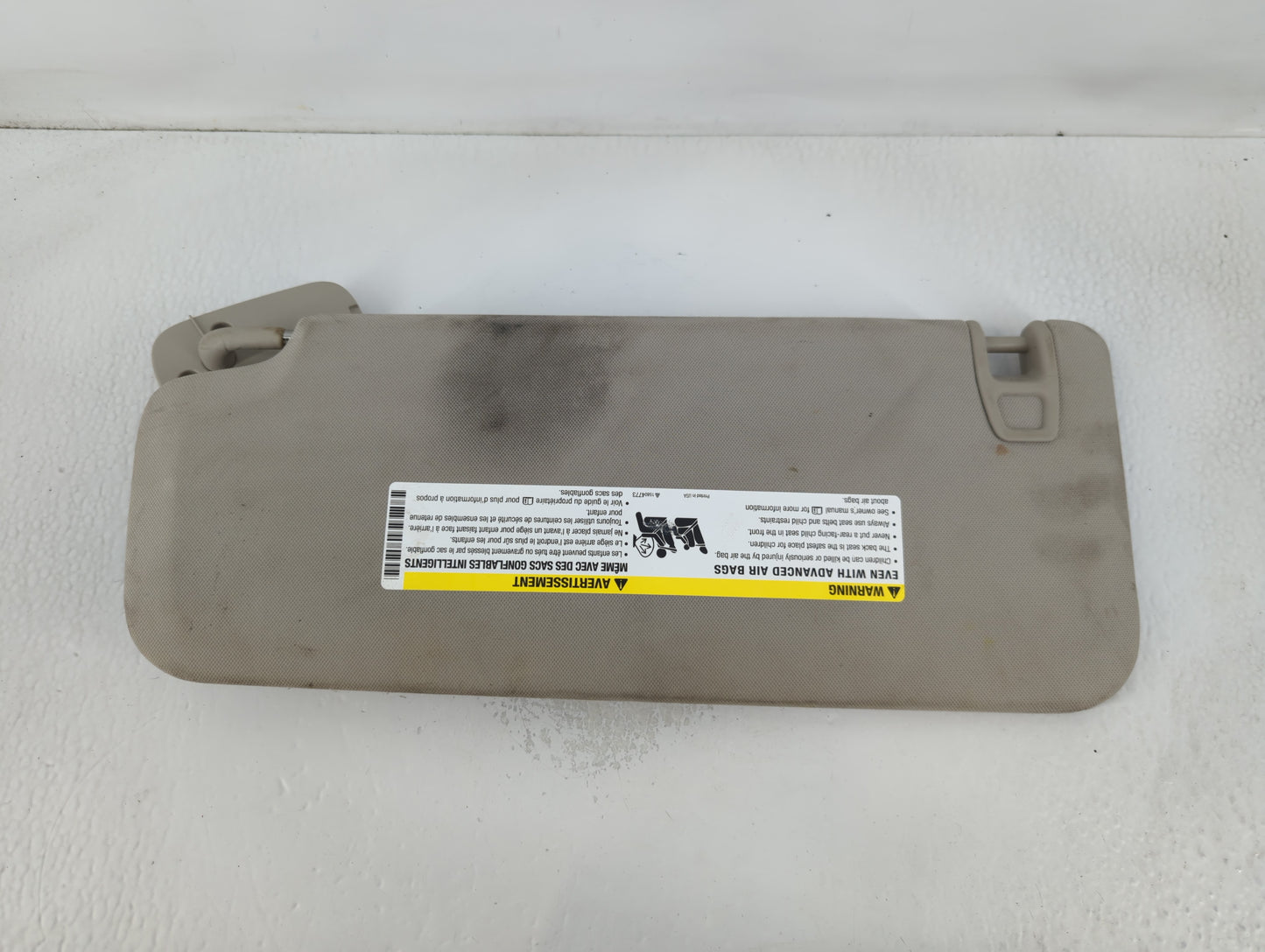 2007-2014 Chevrolet Suburban 1500 Sun Visor Shade Replacement Passenger Right Mirror Fits OEM Used Auto Parts - Oemusedautop