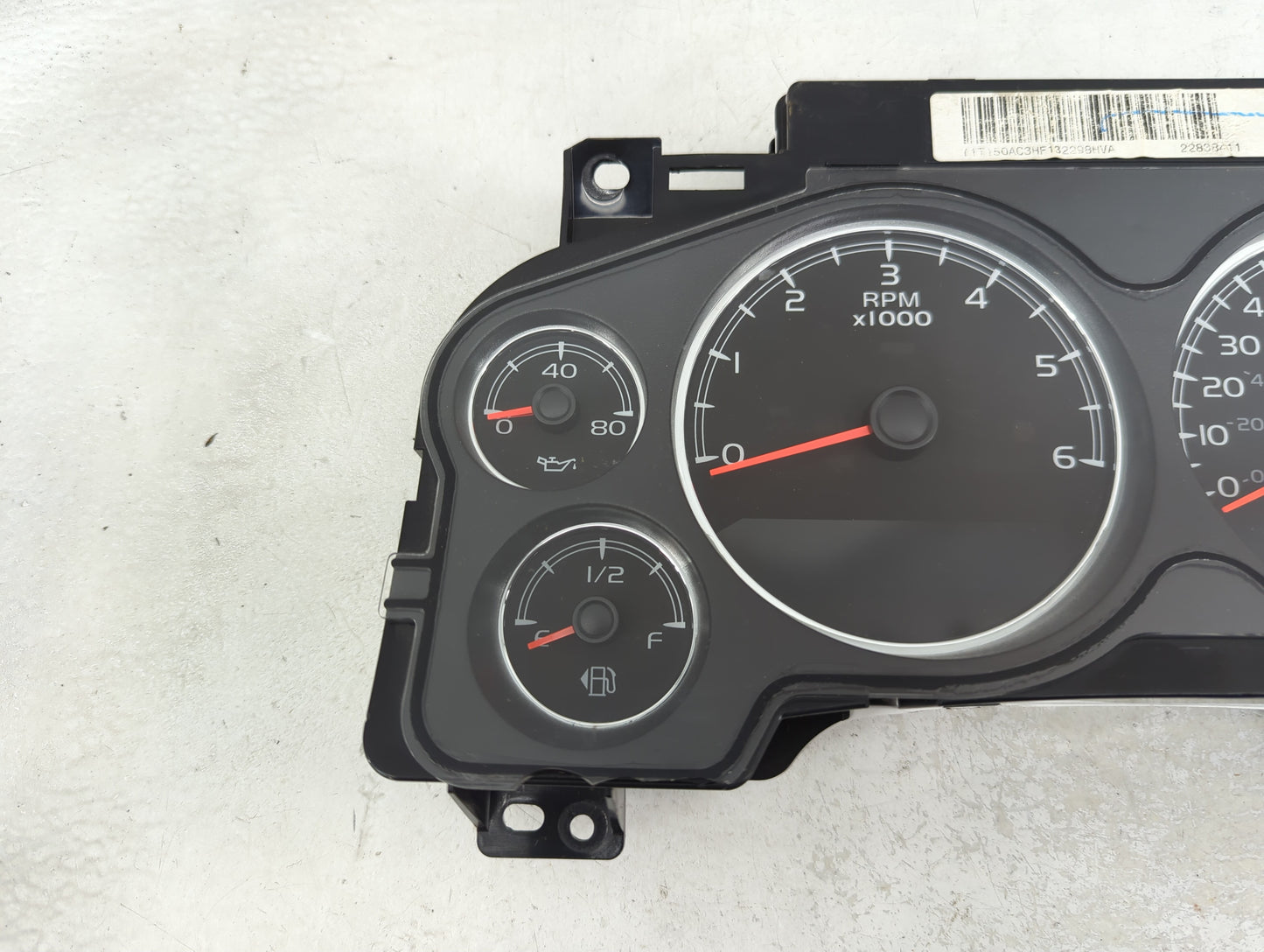 2009-2014 Chevrolet Tahoe Instrument Cluster Speedometer Gauges P/N:22838411 28330570 Miles:188K Fits OEM Used Auto Parts - 