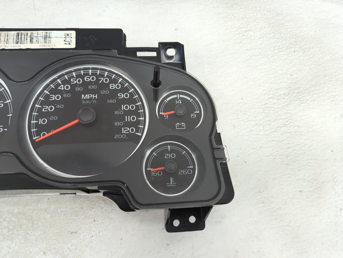 2009-2014 Chevrolet Tahoe Instrument Cluster Speedometer Gauges P/N:22838411 28330570 Miles:188K Fits OEM Used Auto Parts - 