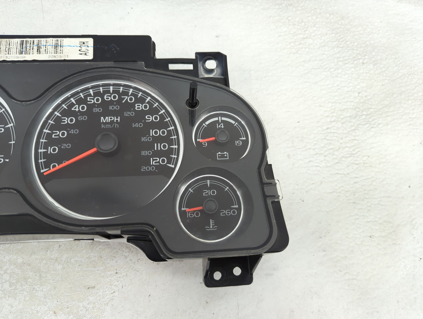 2009-2014 Chevrolet Tahoe Instrument Cluster Speedometer Gauges P/N:22838411 28330570 Miles:188K Fits OEM Used Auto Parts - 