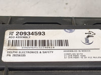 2010-2014 Chevrolet Tahoe Radio AM FM Cd Player Receiver Replacement P/N:20934593 28256335 Fits OEM Used Auto Parts - Oemuse