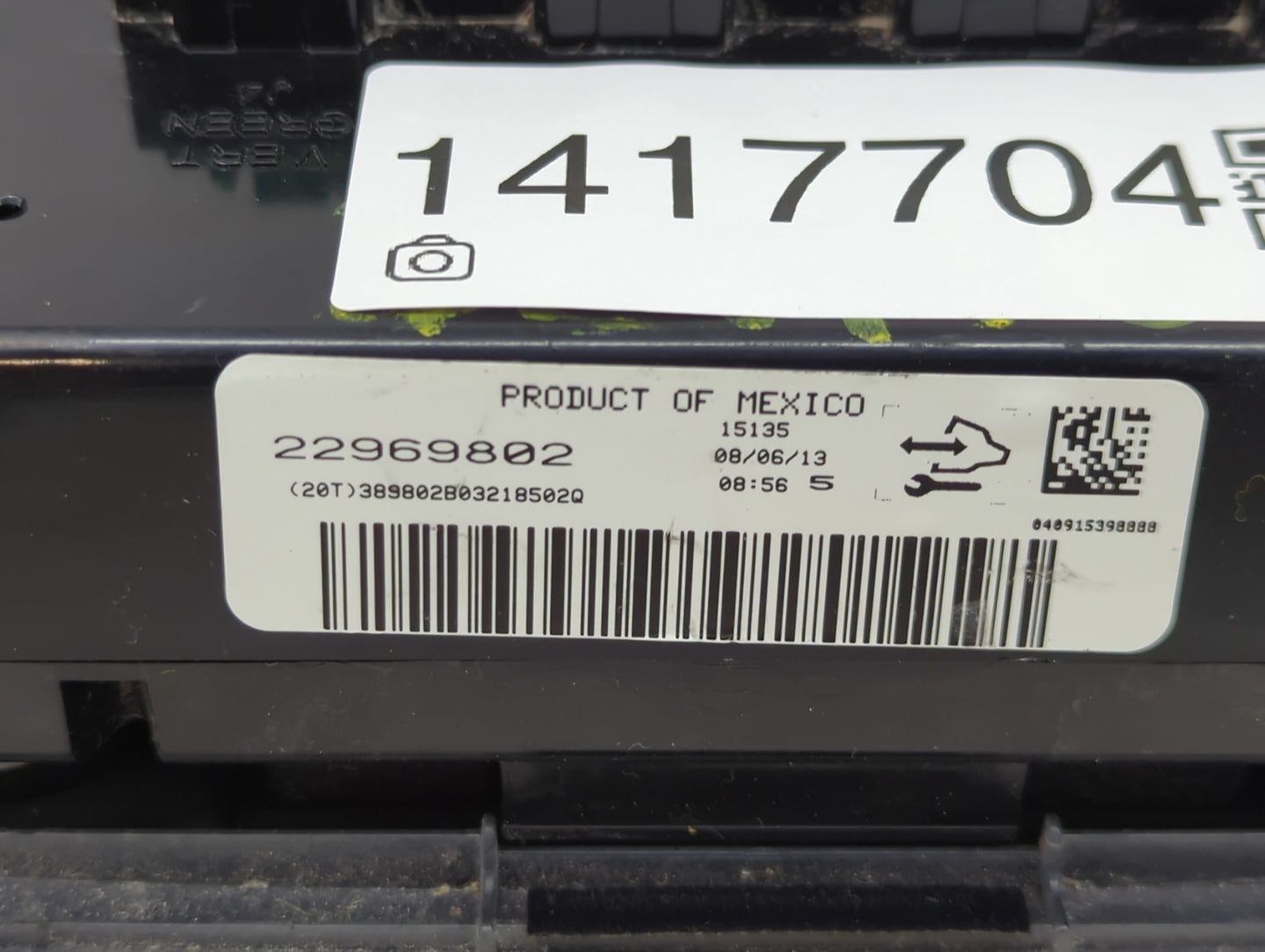 2013-2017 Chevrolet Traverse Climate Control Module Temperature AC/Heater Replacement P/N:22969802 Fits OEM Used Auto Parts 
