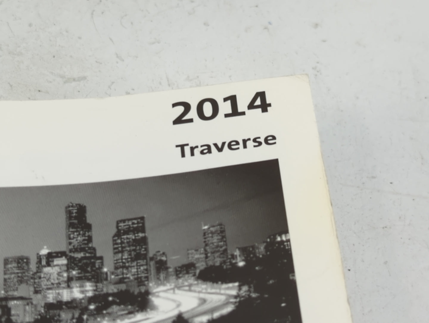 2014 Chevrolet Traverse Owners Manual Book Guide P/N:22867655 OEM Used Auto Parts - Oemusedautoparts1.com