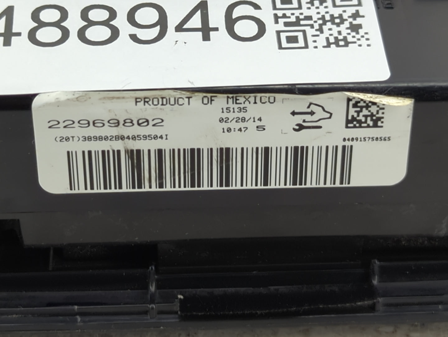 2013-2017 Chevrolet Traverse Climate Control Module Temperature AC/Heater Replacement P/N:22969802 Fits OEM Used Auto Parts 