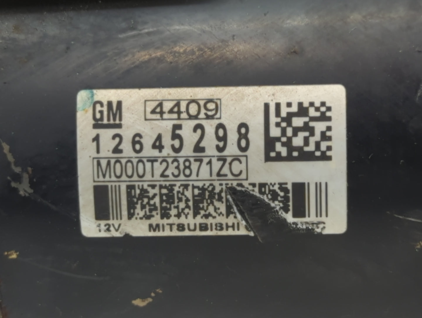2014 Chevrolet Traverse Car Starter Motor Solenoid OEM P/N:12645298 Fits OEM Used Auto Parts - Oemusedautoparts1.com
