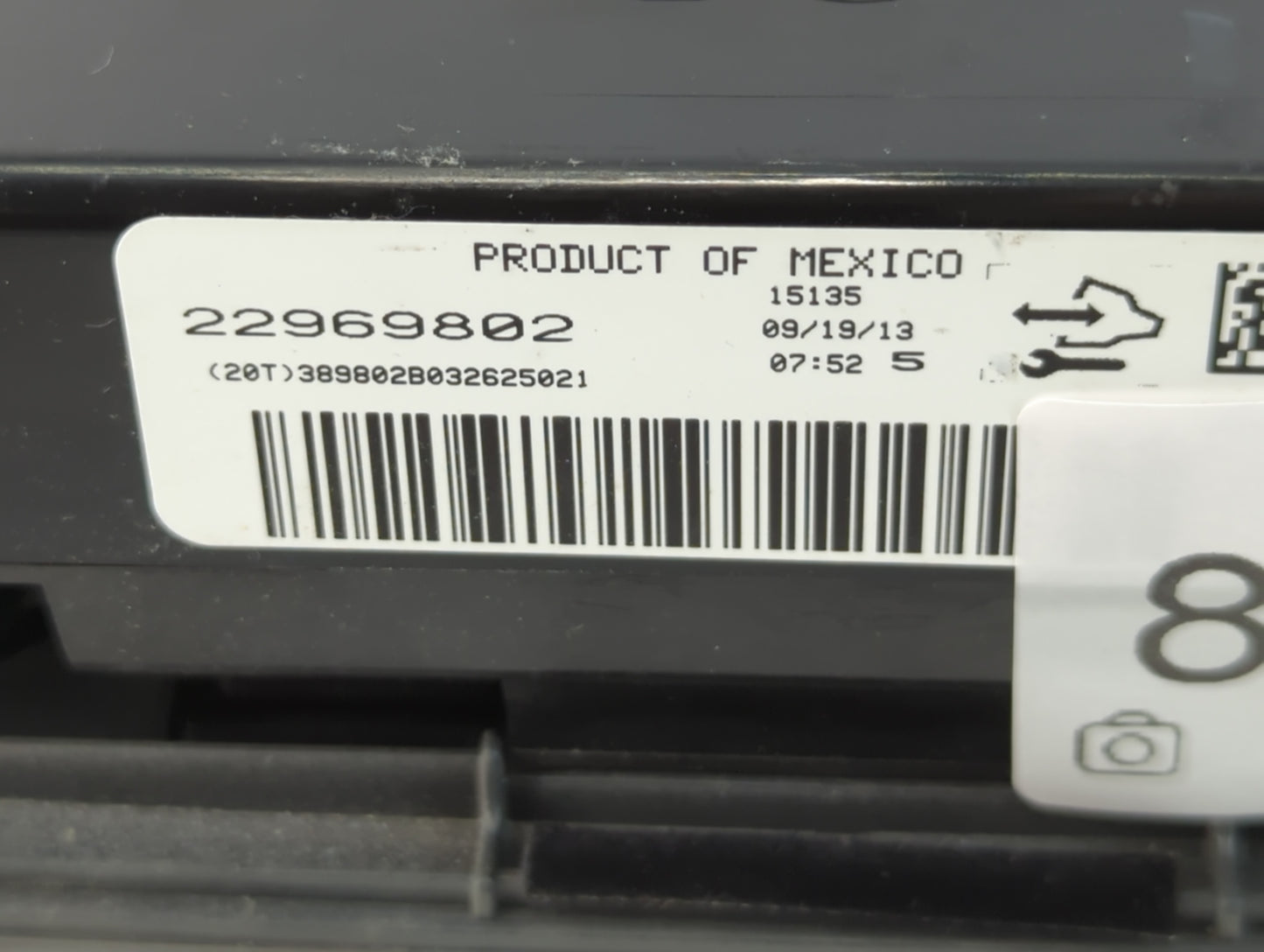 2013-2017 Chevrolet Traverse Climate Control Module Temperature AC/Heater Replacement P/N:22969802 Fits OEM Used Auto Parts 