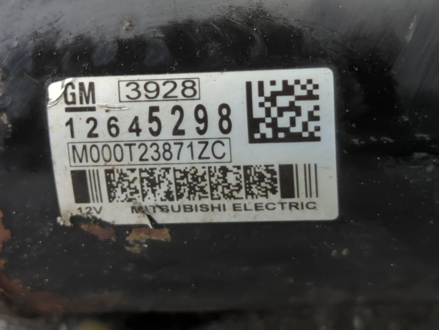 2014 Chevrolet Traverse Car Starter Motor Solenoid OEM P/N:12645298 Fits OEM Used Auto Parts - Oemusedautoparts1.com
