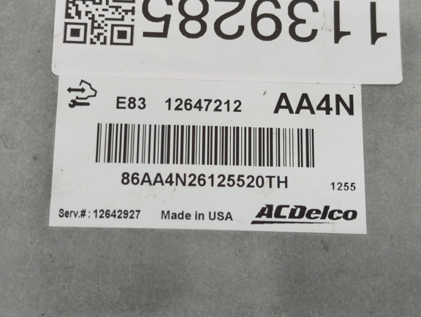 2013-2014 Chevrolet Trax PCM Engine Control Computer ECU ECM PCU OEM P/N:12647212 Fits Fits 2009 2010 2011 2012 2013 2014 OE