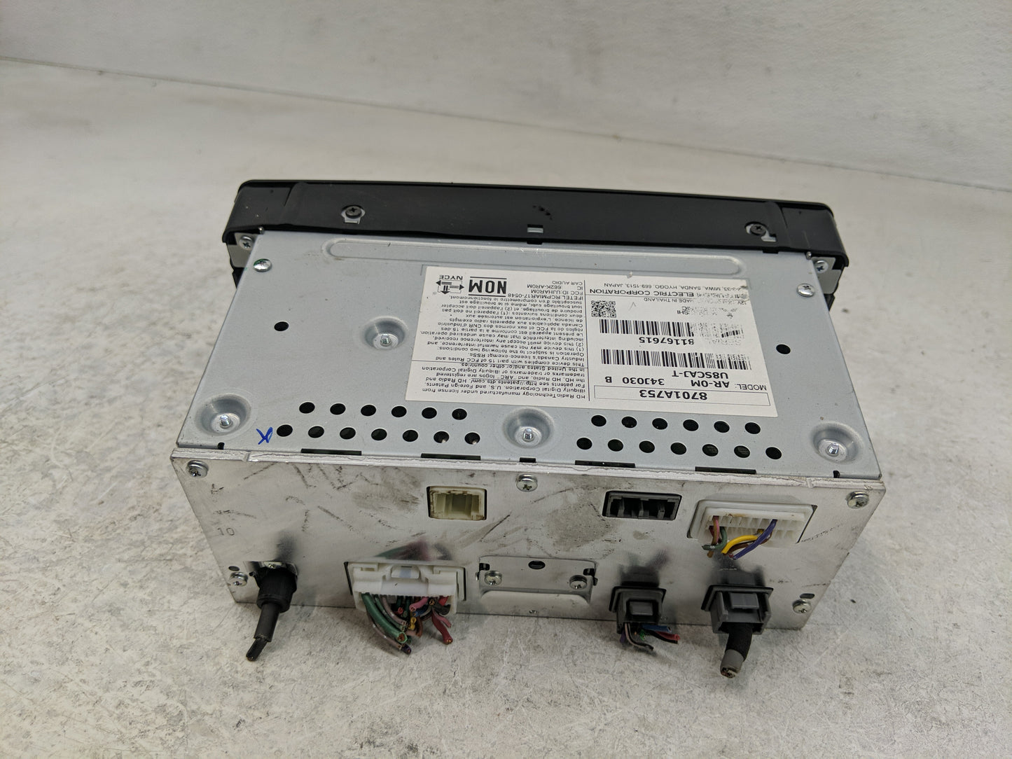 2013-2018 Chevrolet Trax Radio AM FM Cd Player Receiver Replacement P/N:8701A753 Fits Fits 2013 2014 2015 2016 2017 2018 OEM