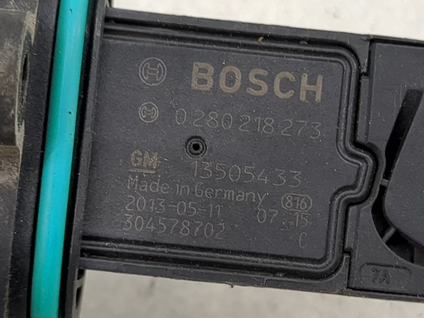 2013-2021 Chevrolet Trax Mass Air Flow Meter Maf 1485939 - Oemusedautoparts1.com