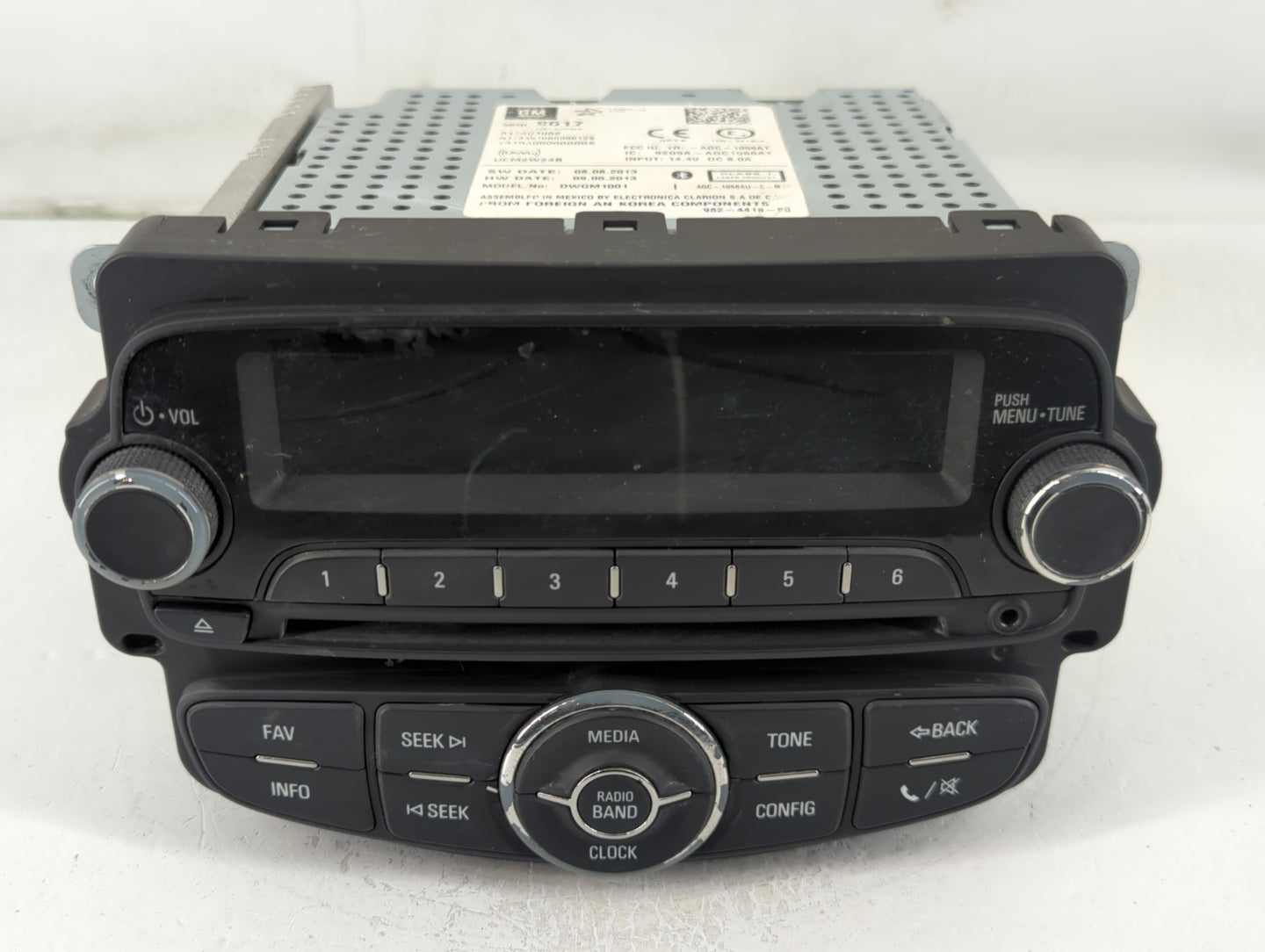 2014 Chevrolet Trax Radio AM FM Cd Player Receiver Replacement Fits OEM Used Auto Parts - Oemusedautoparts1.com