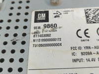 2014 Chevrolet Trax Radio AM FM Cd Player Receiver Replacement P/N:95369860 Fits OEM Used Auto Parts - Oemusedautoparts1.com