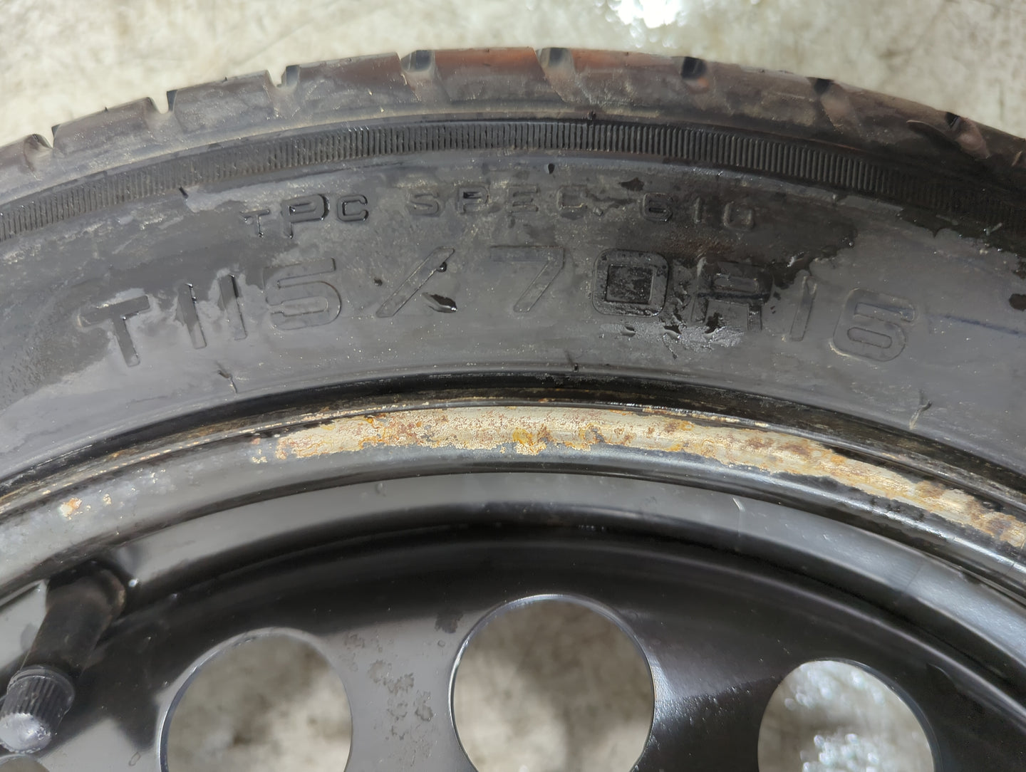 2014 Chevrolet Sonic Sonic Spare Donut Tire Wheel Rim Oem - Oemusedautoparts1.com