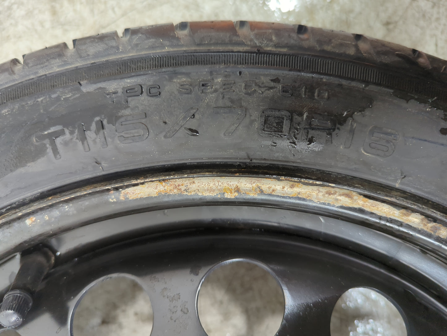 2014 Chevrolet Sonic Sonic Spare Donut Tire Wheel Rim Oem - Oemusedautoparts1.com