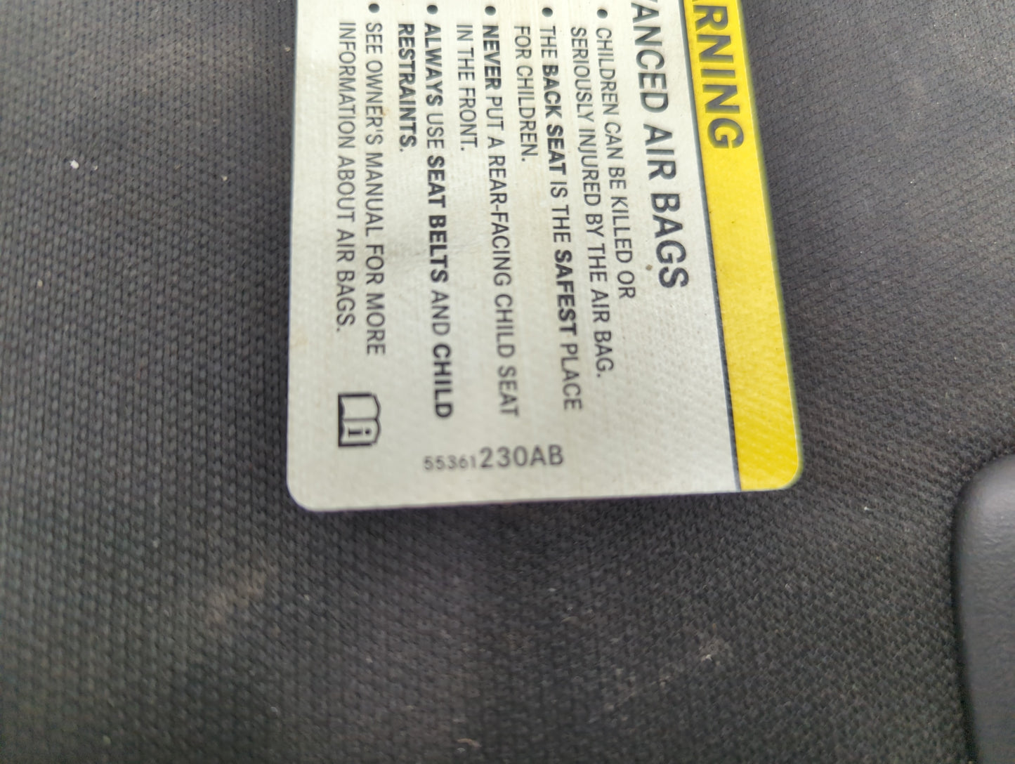 2011-2014 Chrysler 200 Sun Visor Shade Replacement Driver Left Mirror Fits Fits 2011 2012 2013 2014 OEM Used Auto Parts - Oe