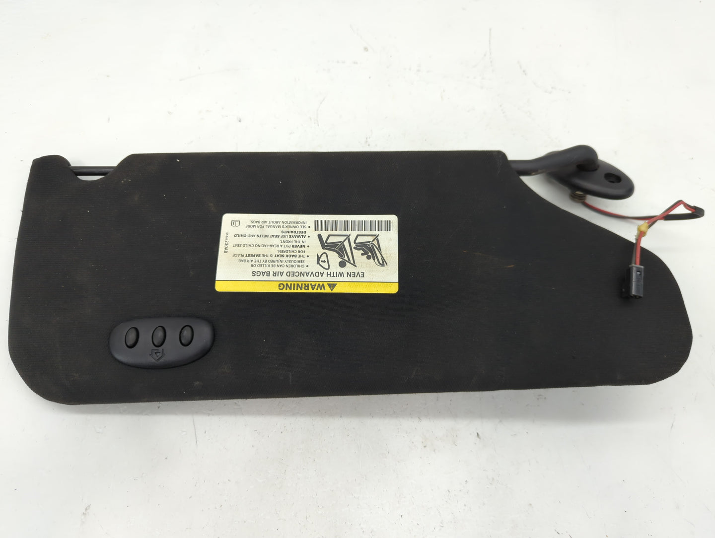 2011-2014 Chrysler 200 Sun Visor Shade Replacement Driver Left Mirror Fits Fits 2011 2012 2013 2014 OEM Used Auto Parts - Oe